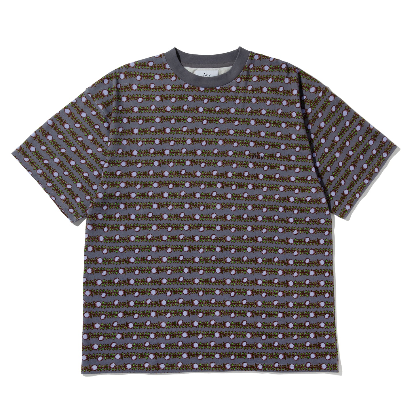 Acy|MI PATTURN TEE|L.BLACK