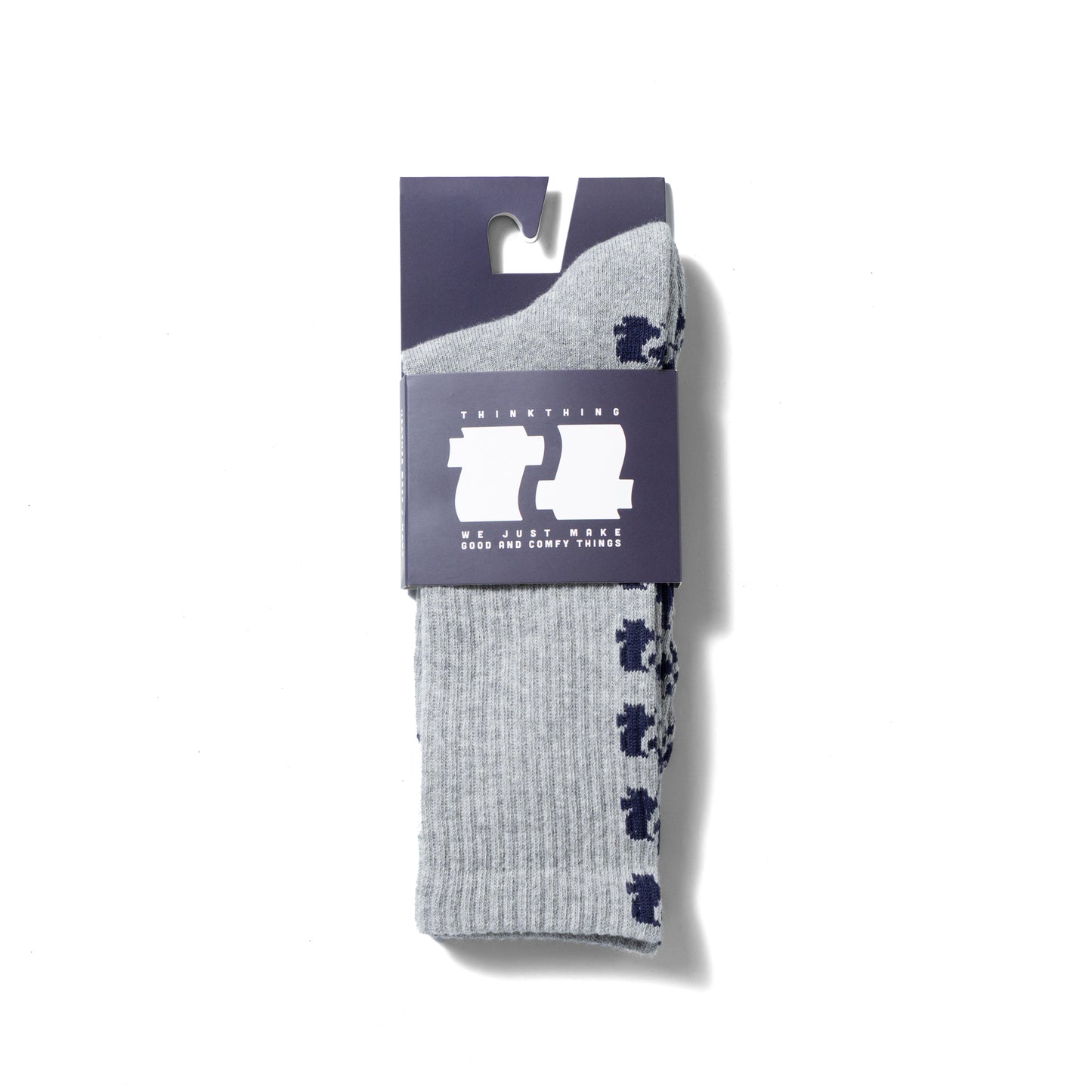 THINKTHING|TT SOCKS|HEATHER GRAY