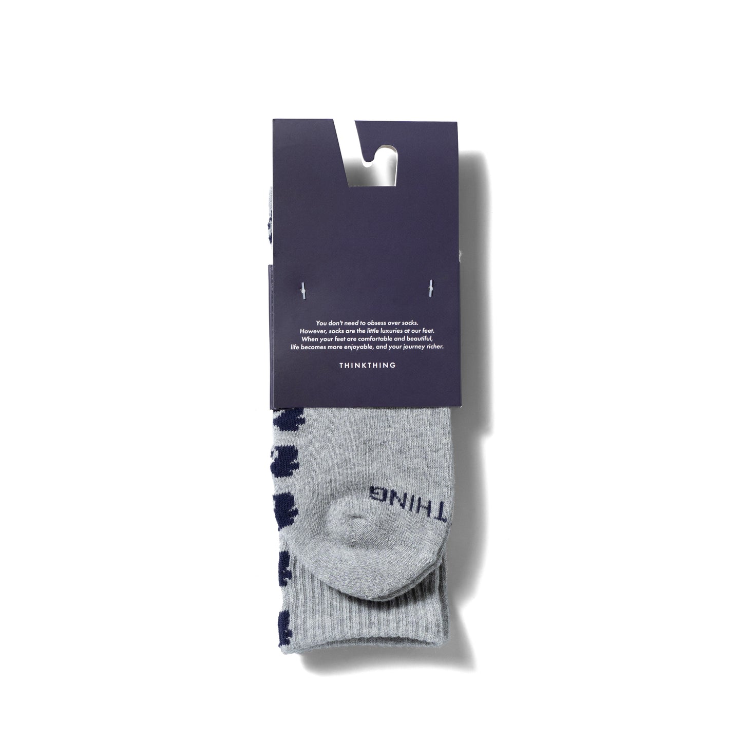 THINKTHING|TT SOCKS|HEATHER GRAY