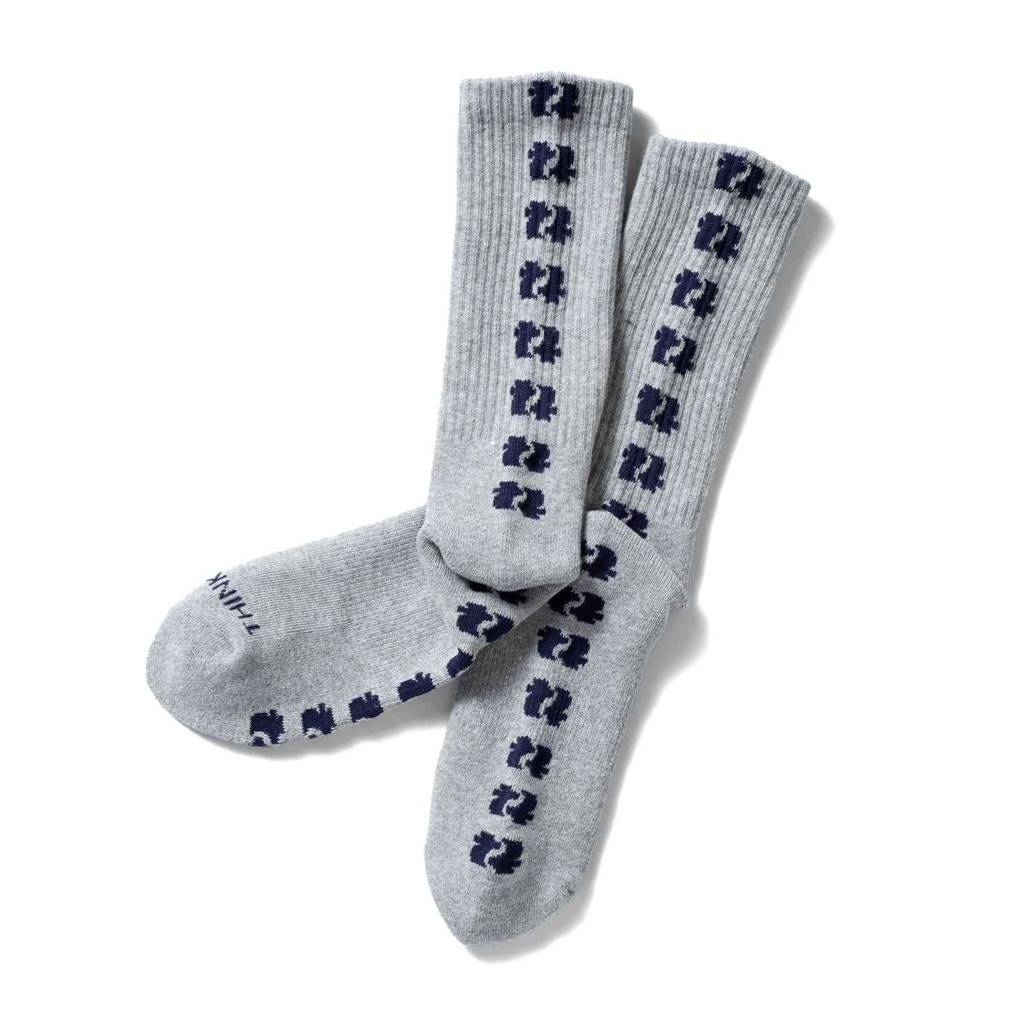 THINKTHING|TT SOCKS|HEATHER GRAY