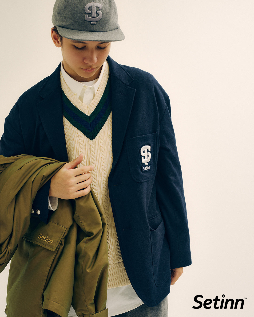 SETINN|Ceremony Vest|NATURAL