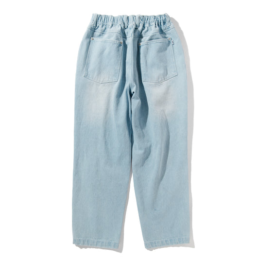 Acy|SCRATCH DENIM PANTS |BLUE