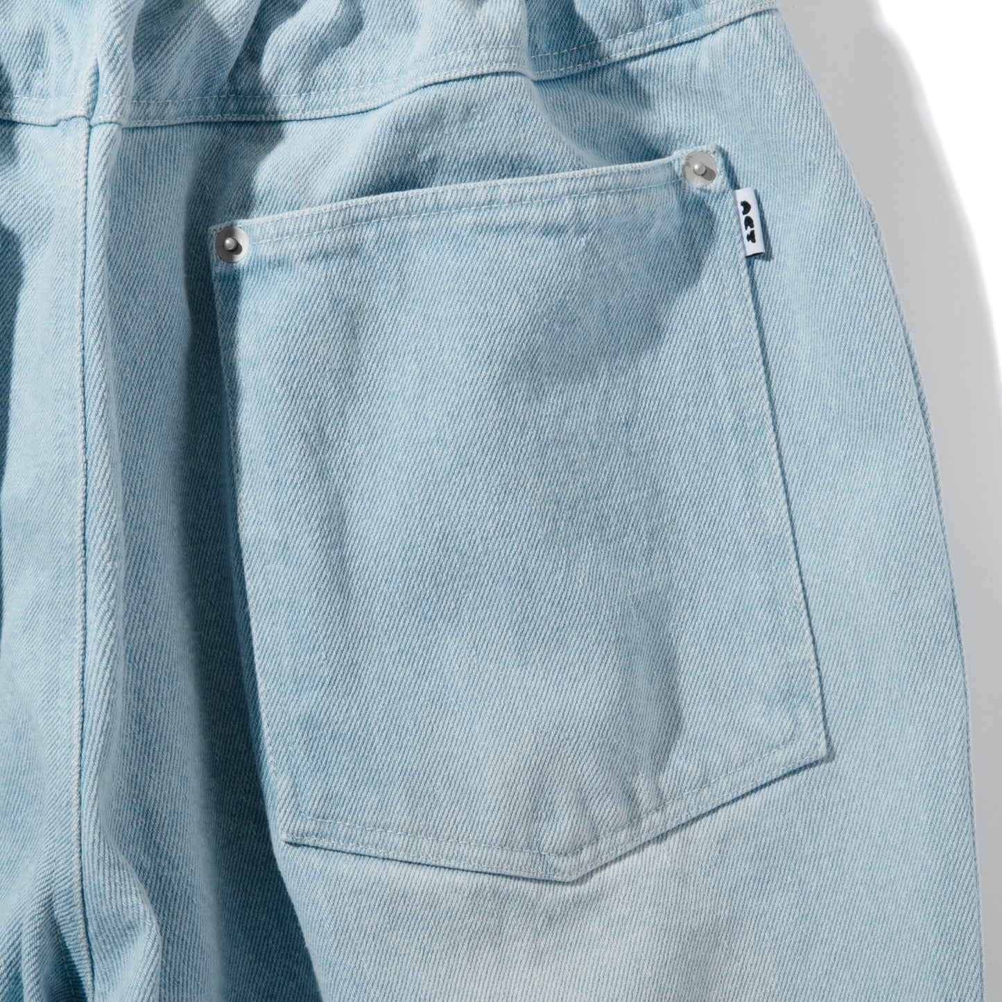 Acy|SCRATCH DENIM PANTS |BLUE