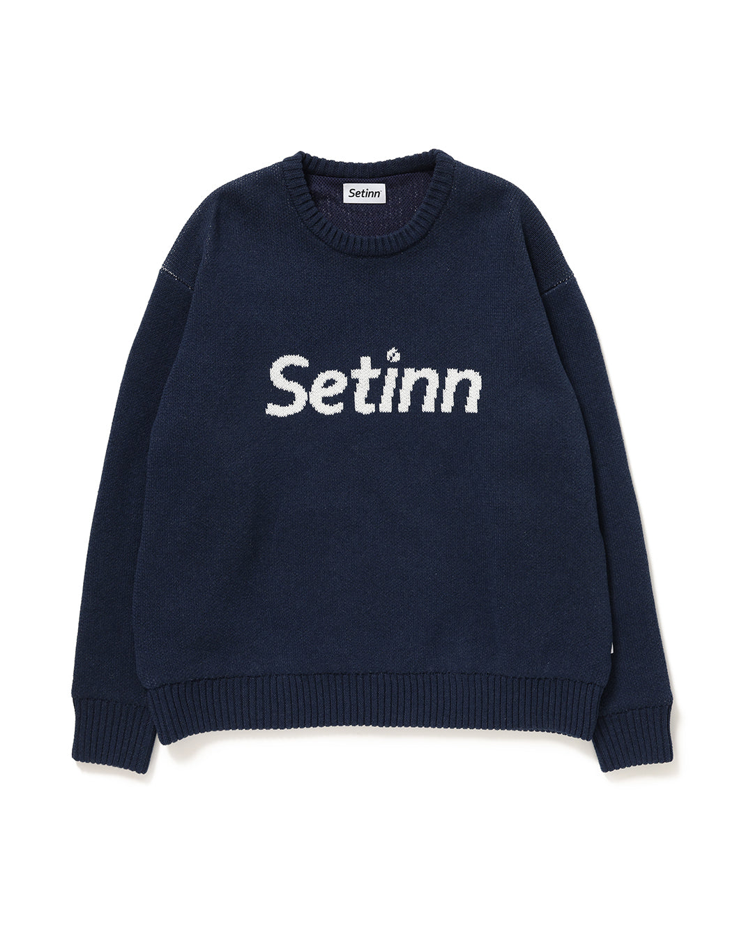 SETINN|Jacquard Knit|NAVY