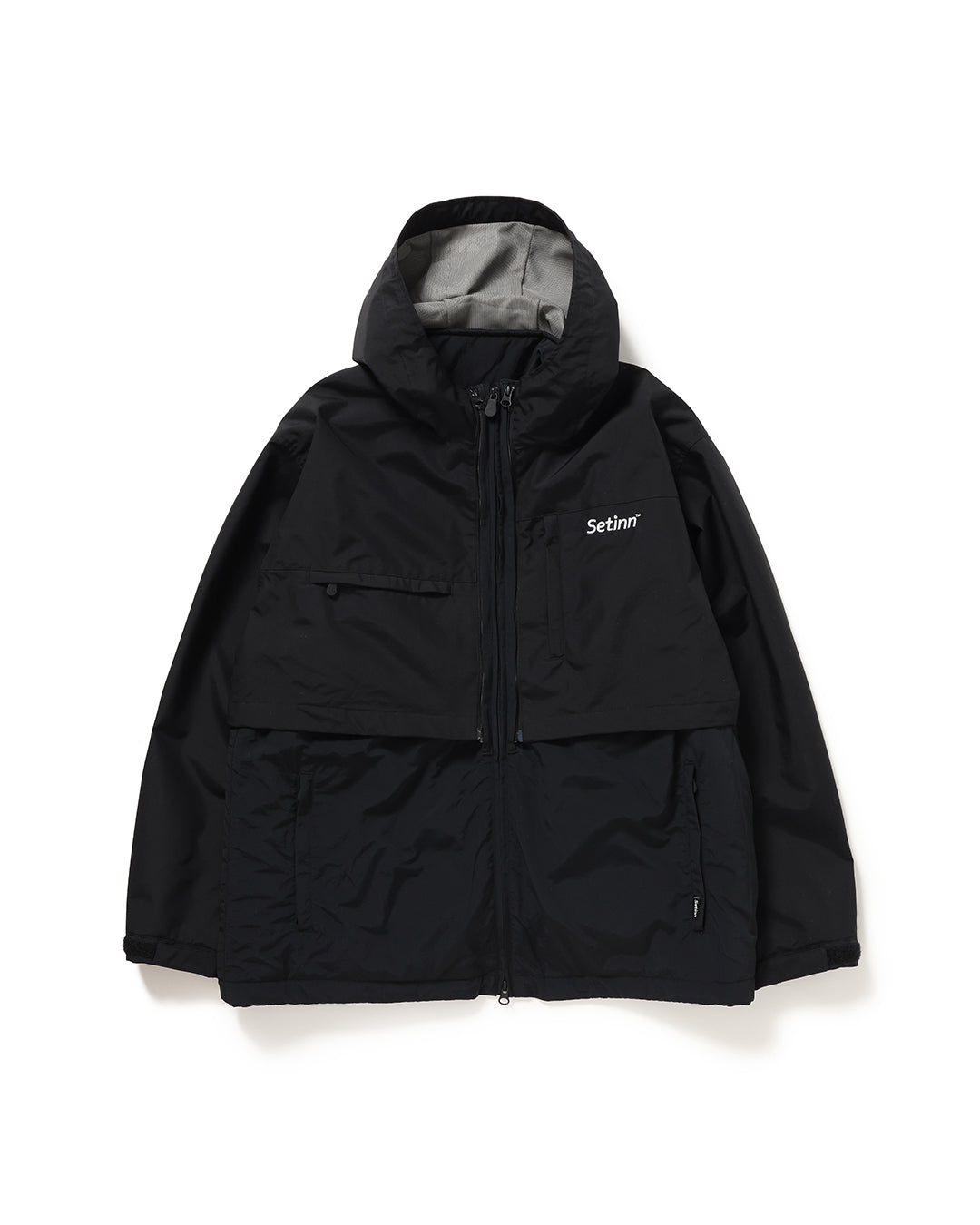 SETINN|Setinn 3Way Court Jacket|BLACK×BLACK