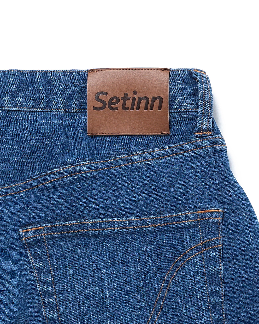 SETINN|Stretch Denim Buggy Shorts|INDIGO