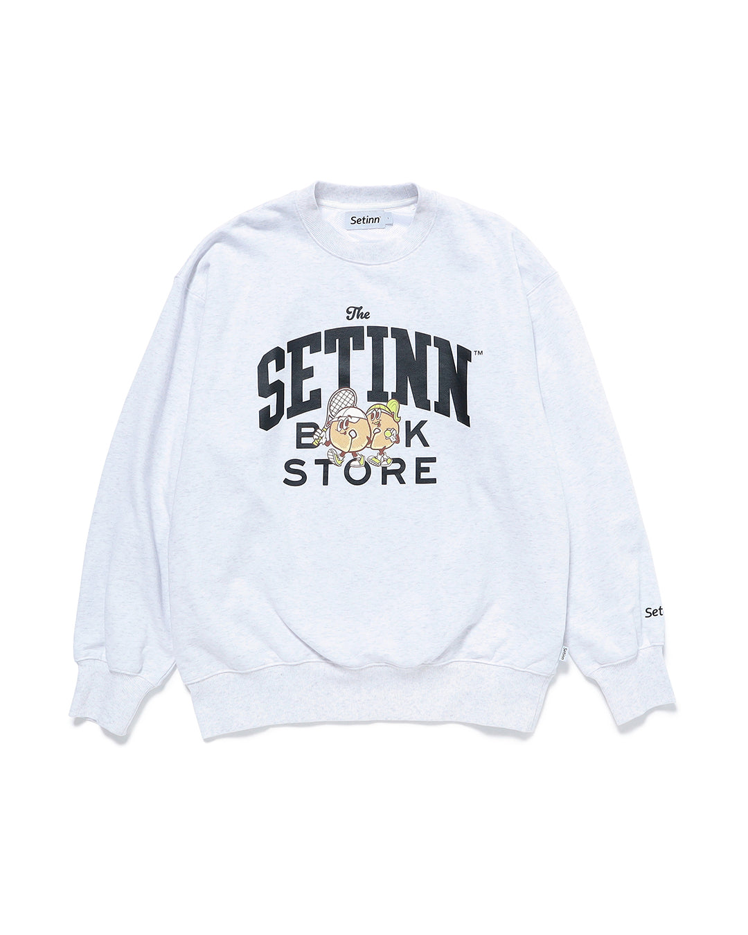 SETINN|STN Bookstore Crew Sweat|ASH