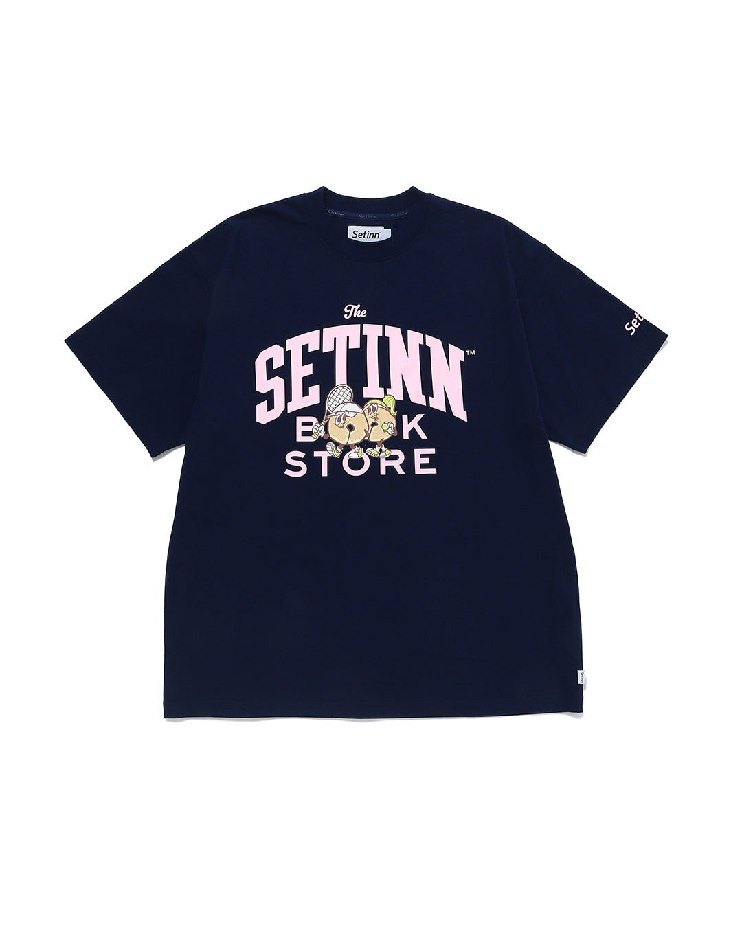 SETINN|Bookstore Tee|NAVY