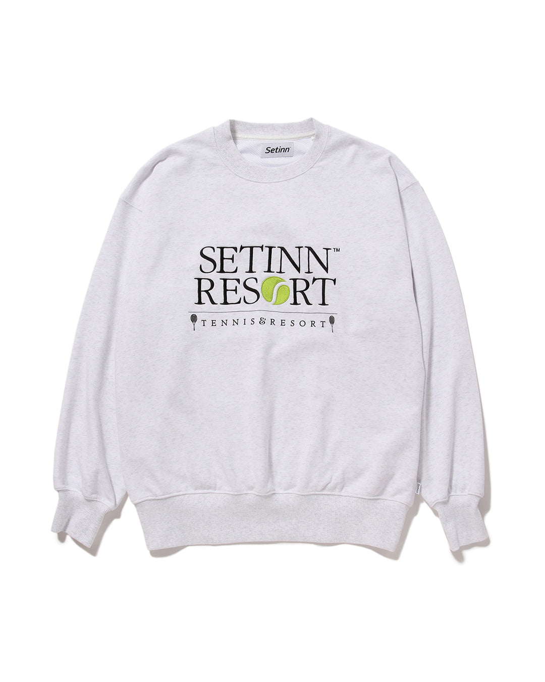 SETINN|STN Resort Crew Sweat|ASH