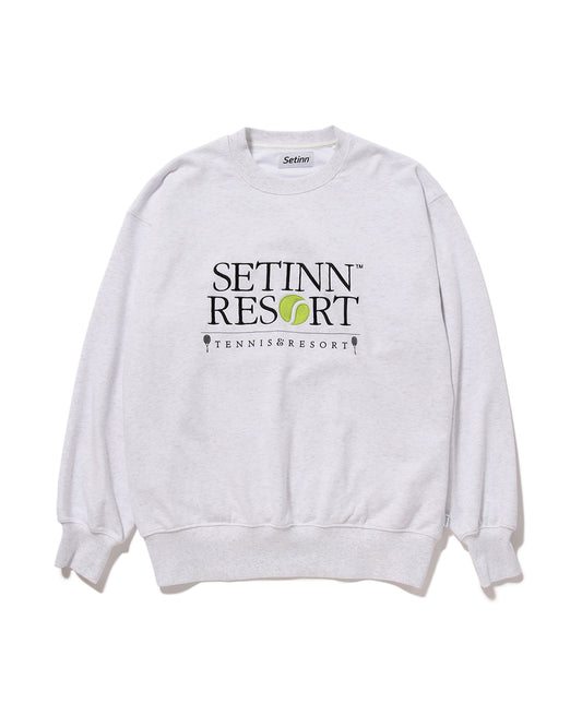 SETINN|STN Resort Crew Sweat|ASH