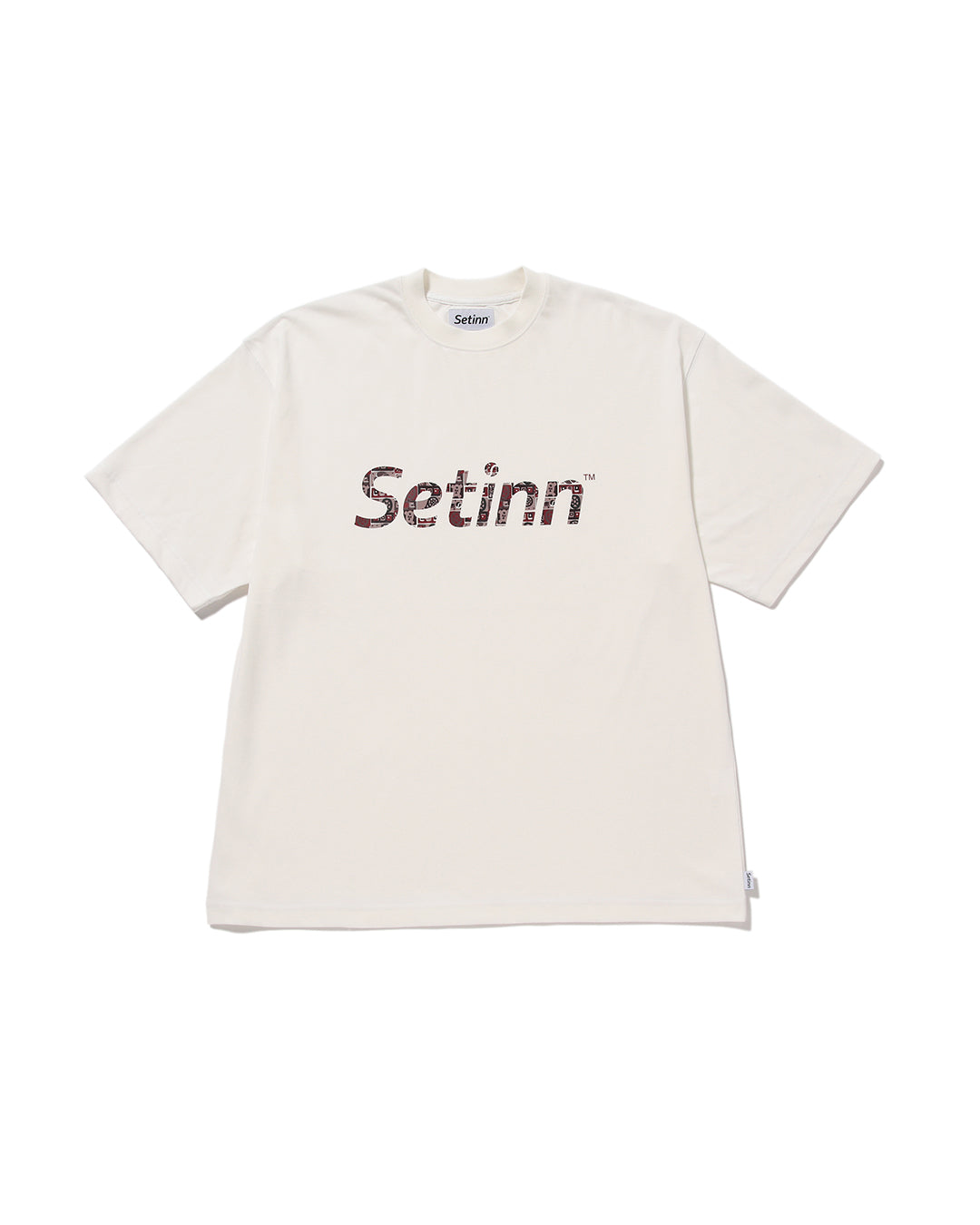 SETINN|Script Logo Tee|WHITE