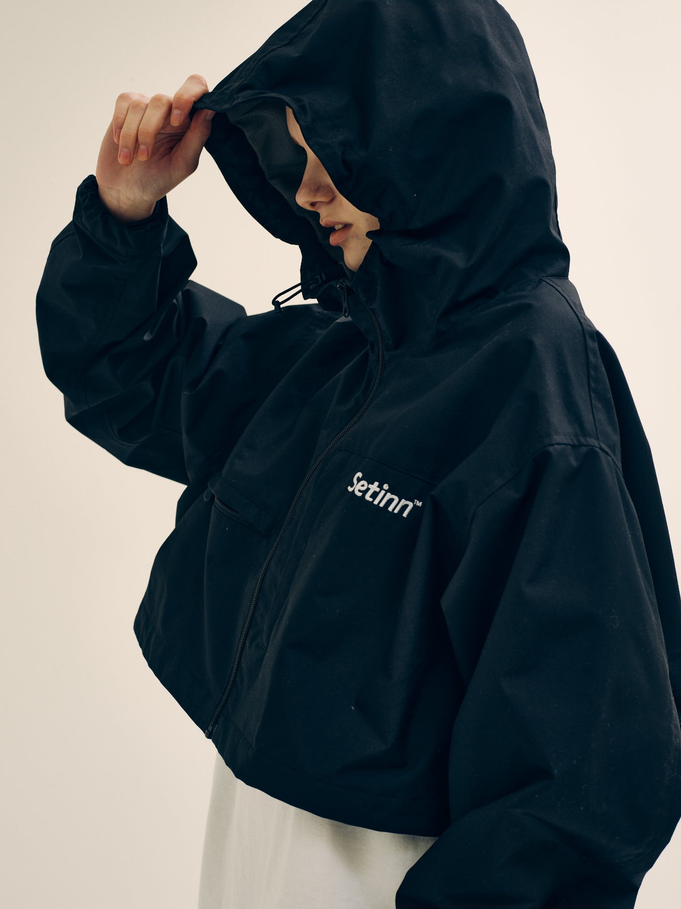 SETINN|Setinn 3Way Court Jacket|BLACK×BLACK