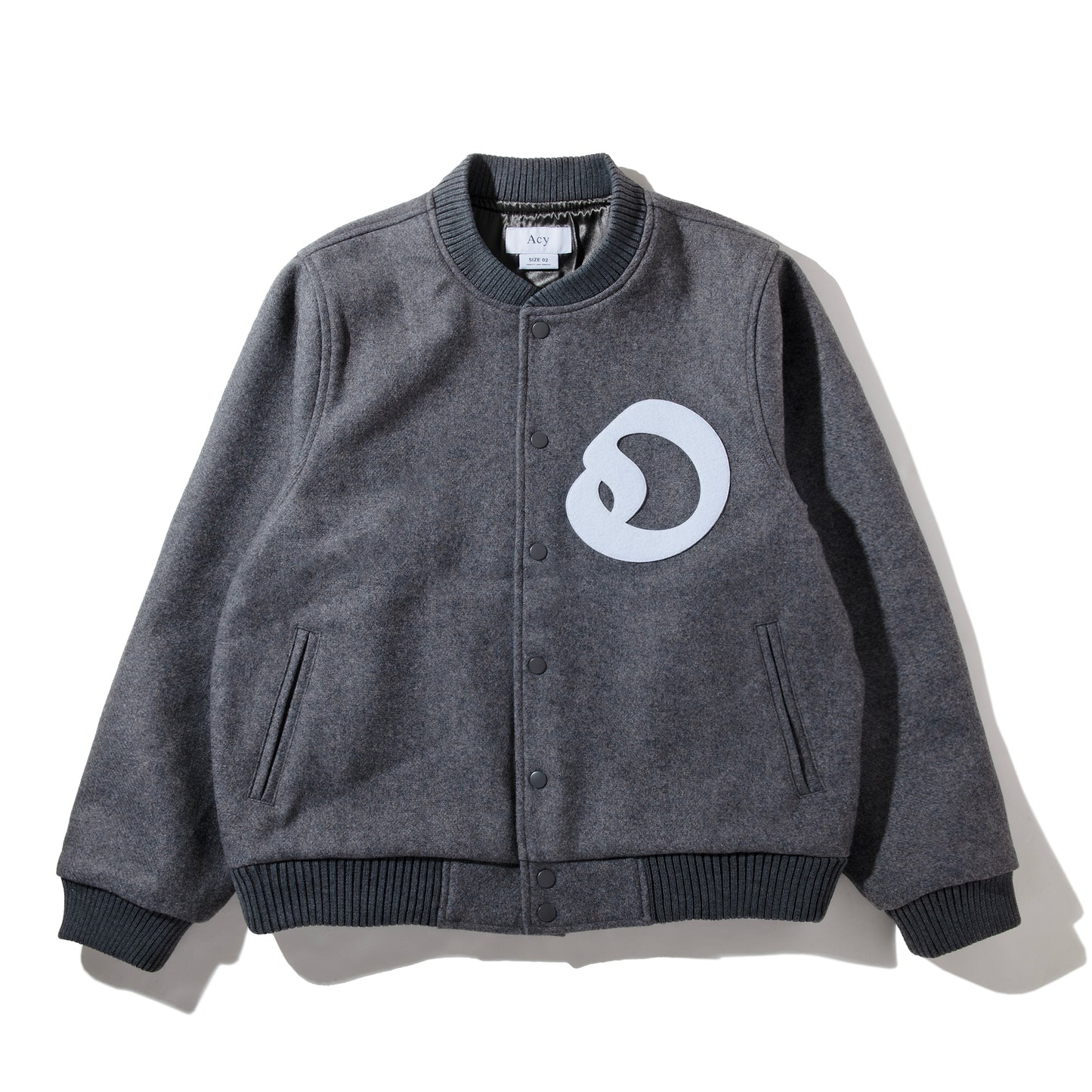Acy|EXCLUSIVE VARSITY JACKET|GRAY