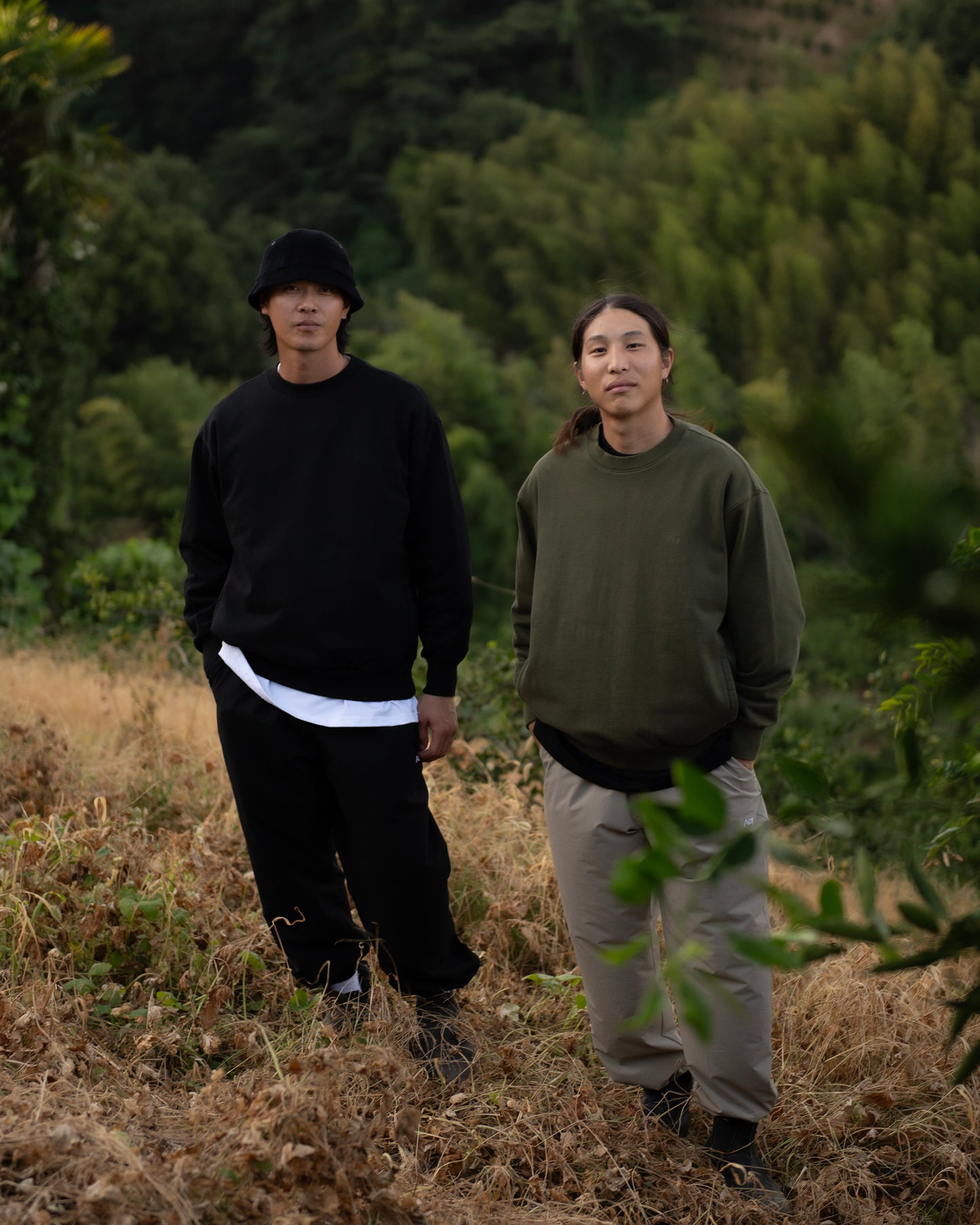 Acy|GARMENT DYE CREW NECK SWEAT