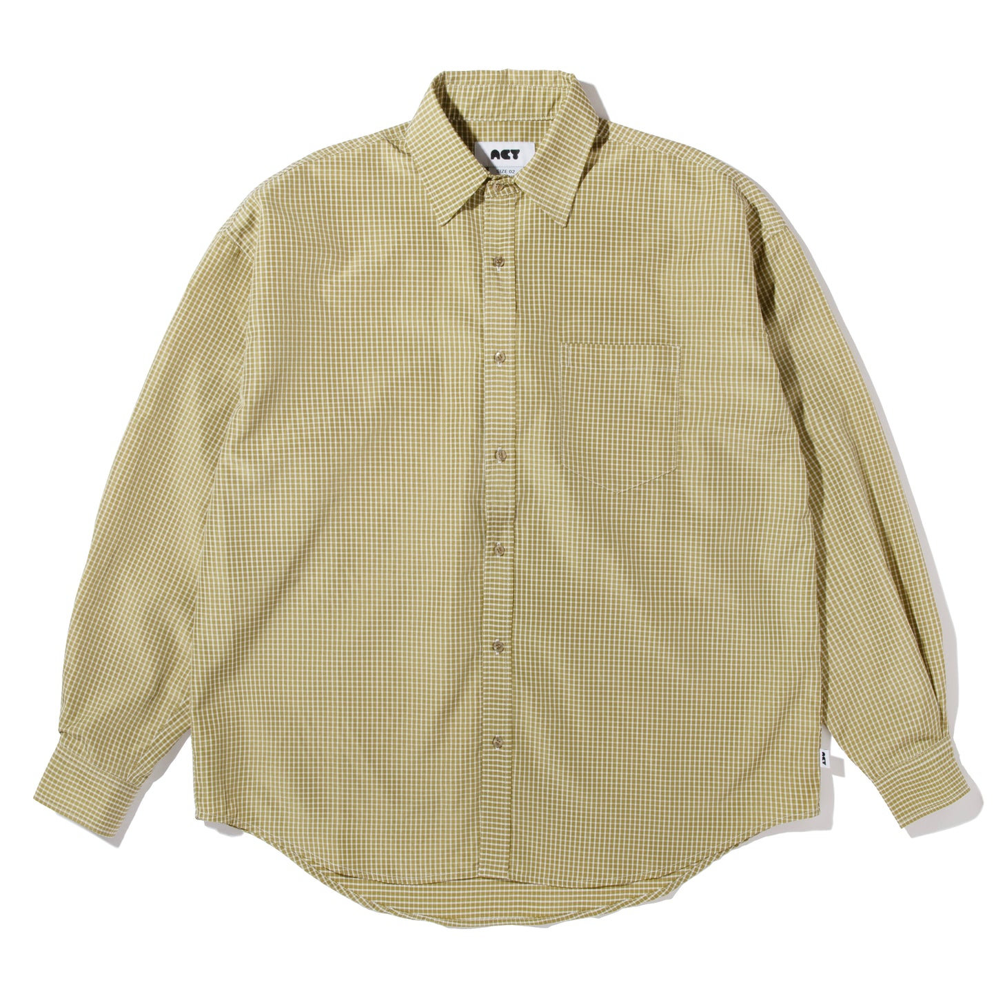Acy|BASIC CHECK SHIRTS |L.GREEN
