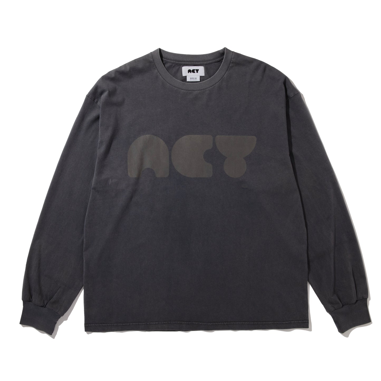 Acy|GDYE LOGO L/S TEE |S.GRAY