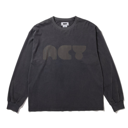 Acy|GDYE LOGO L/S TEE |S.GRAY
