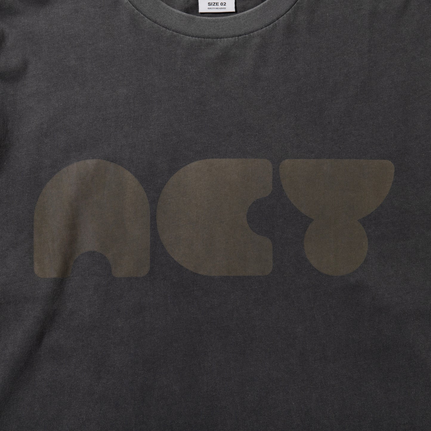 Acy|GDYE LOGO L/S TEE |S.GRAY