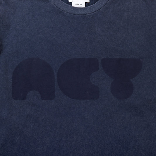 Acy|GDYE LOGO L/S TEE |S.NAVY