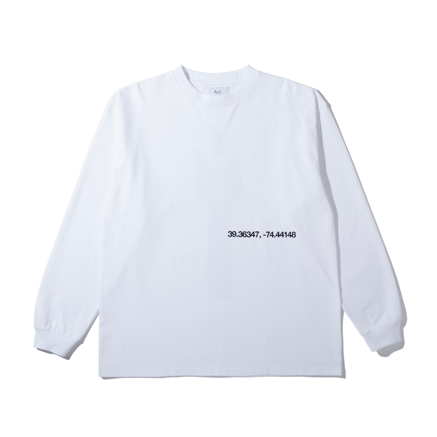 Acy|NJ L/S TEE|WHITE
