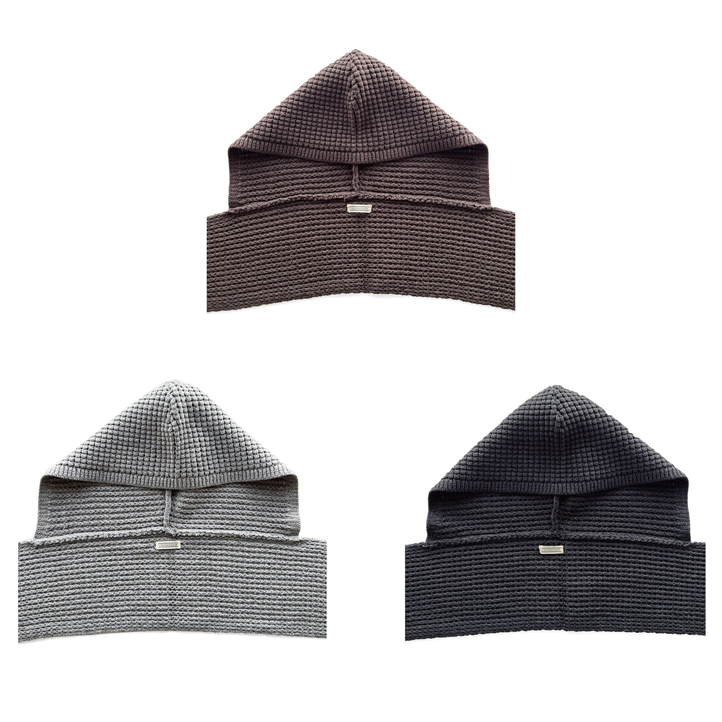 COMFORTABLE REASON|Waffle Hood Scarf