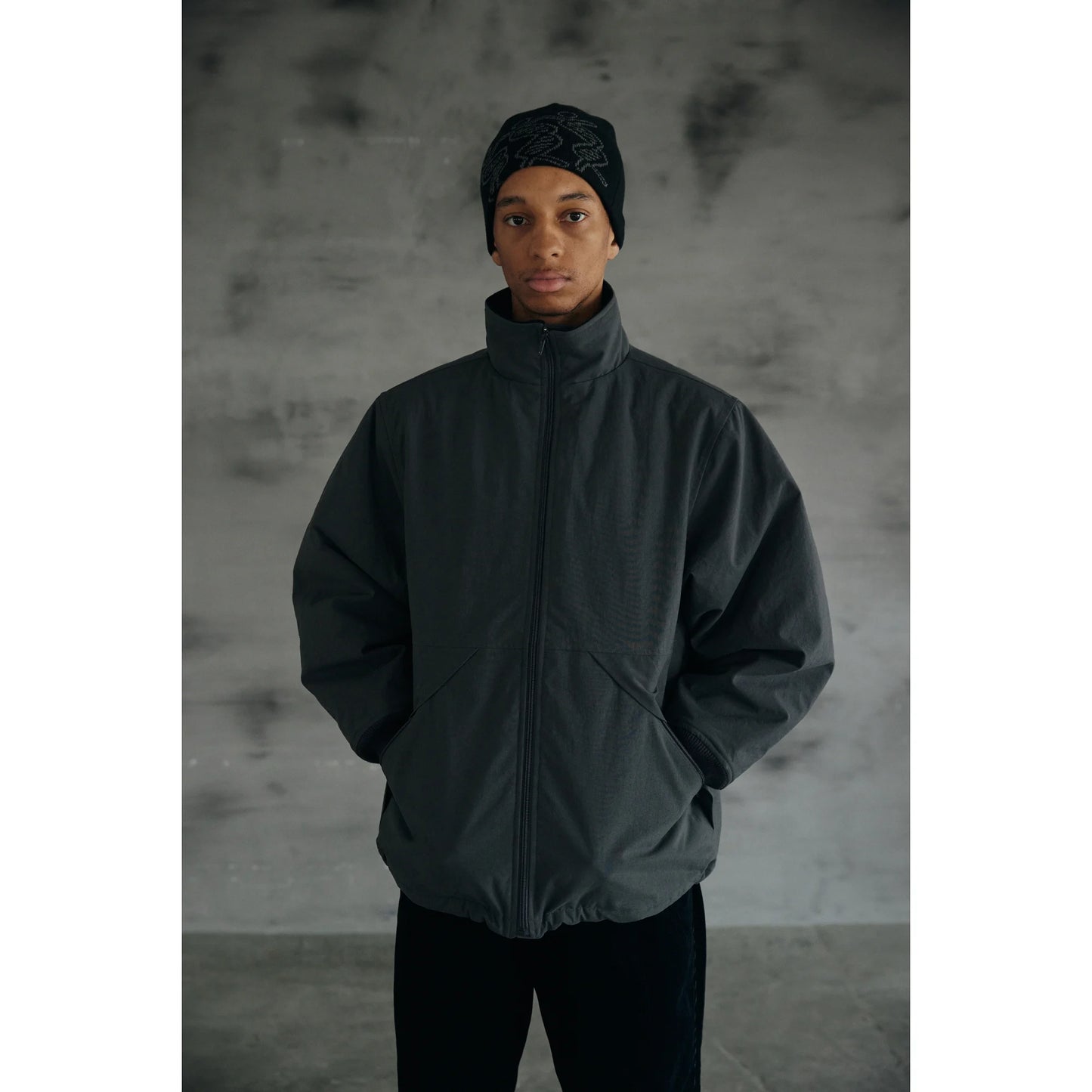 COMFORTABLE REASON|Duck Puff Jacket|CHACOAL