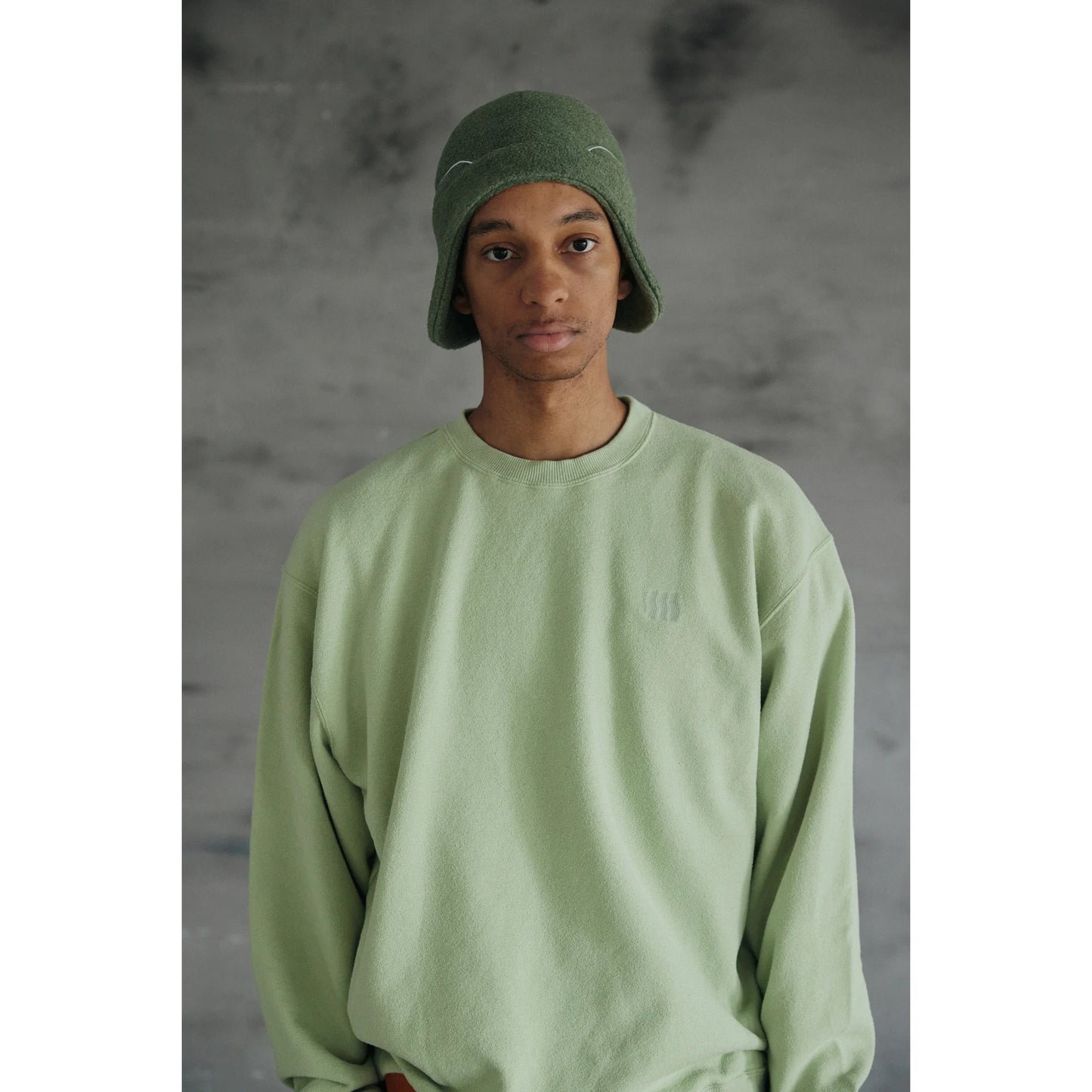 COMFORTABLE REASON|Fleece Ear Flap|GREEN