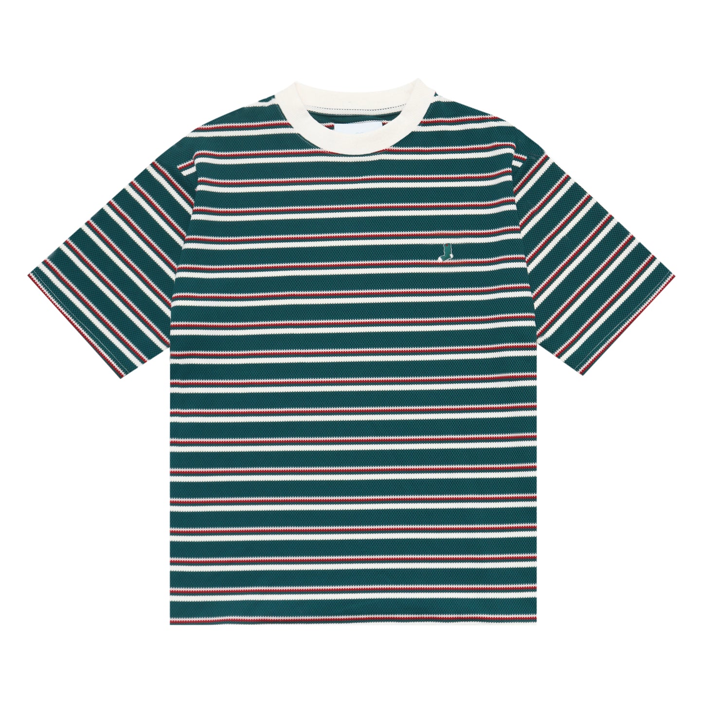 Whimsy|Honeycomb Border Tee|Green