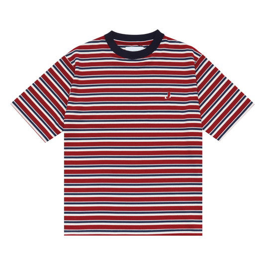 Whimsy|Honeycomb Border Tee|Red