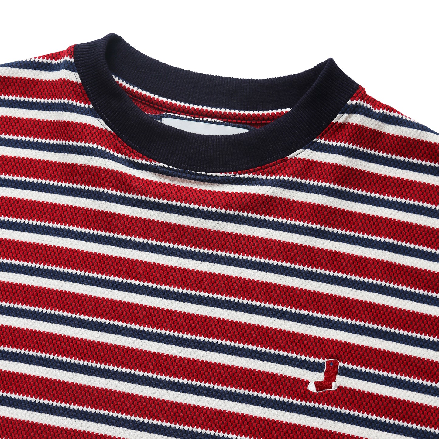 Whimsy|Honeycomb Border Tee|Red