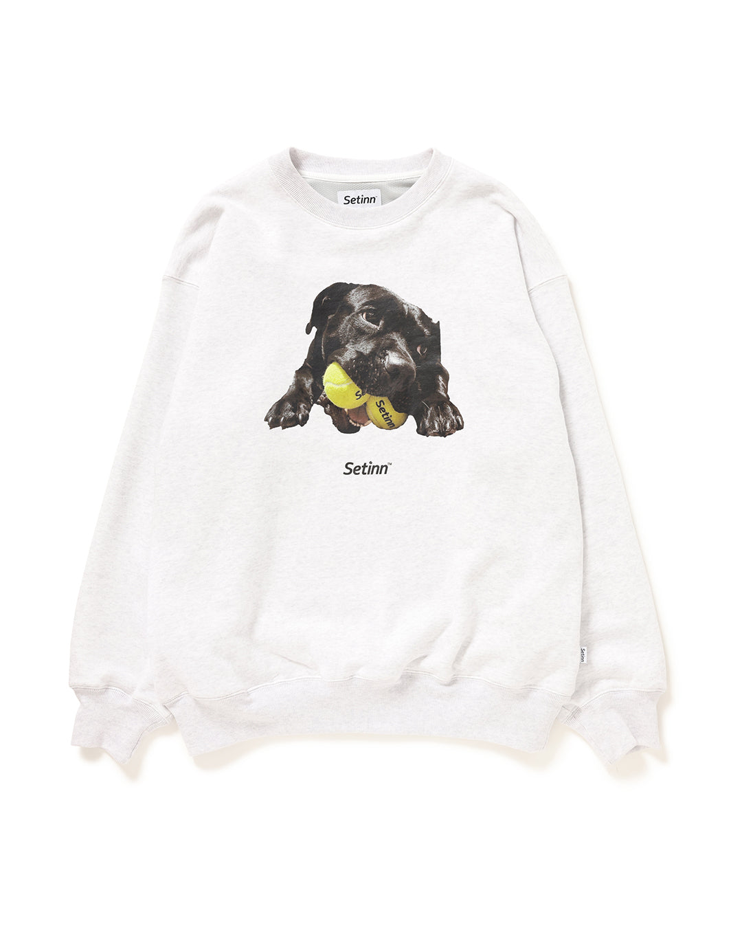 SETINN|Balldog Crew Sweat|OATMEAL