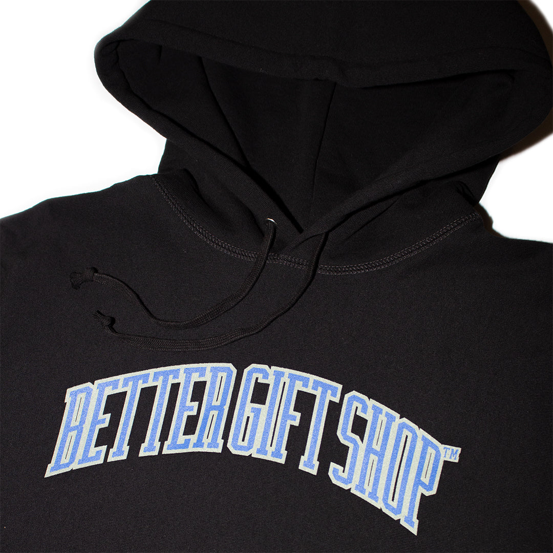 BETTER GIFT SHOP|Gift Shop Collegiate Hooded Sweatshirt|BLACK