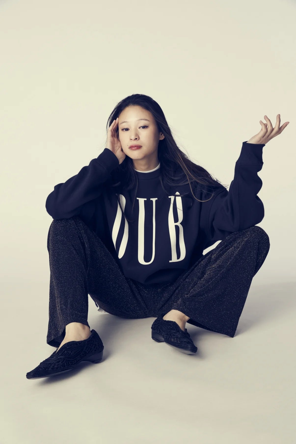 ISNESS|DUB SWEATSHIRT|NAVY