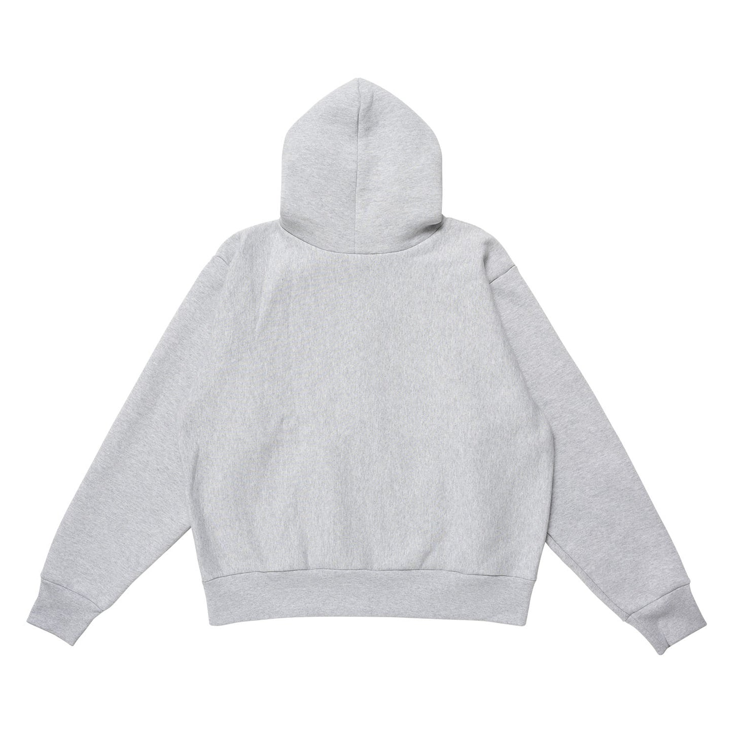 LQQKSTUDIO|SIGNATURE FLEECE ZIP HOODIE|ASH