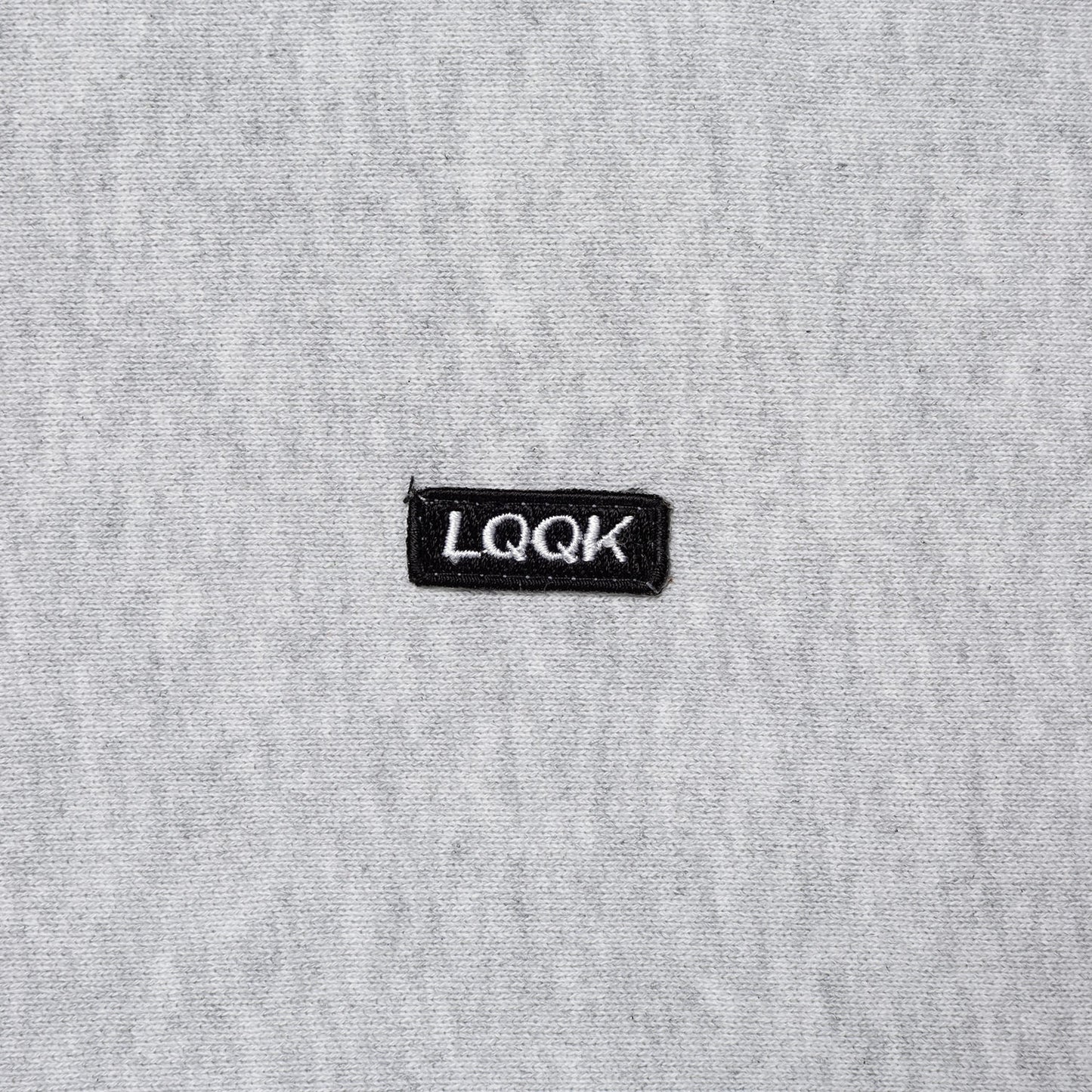 LQQKSTUDIO|SIGNATURE FLEECE ZIP HOODIE|ASH