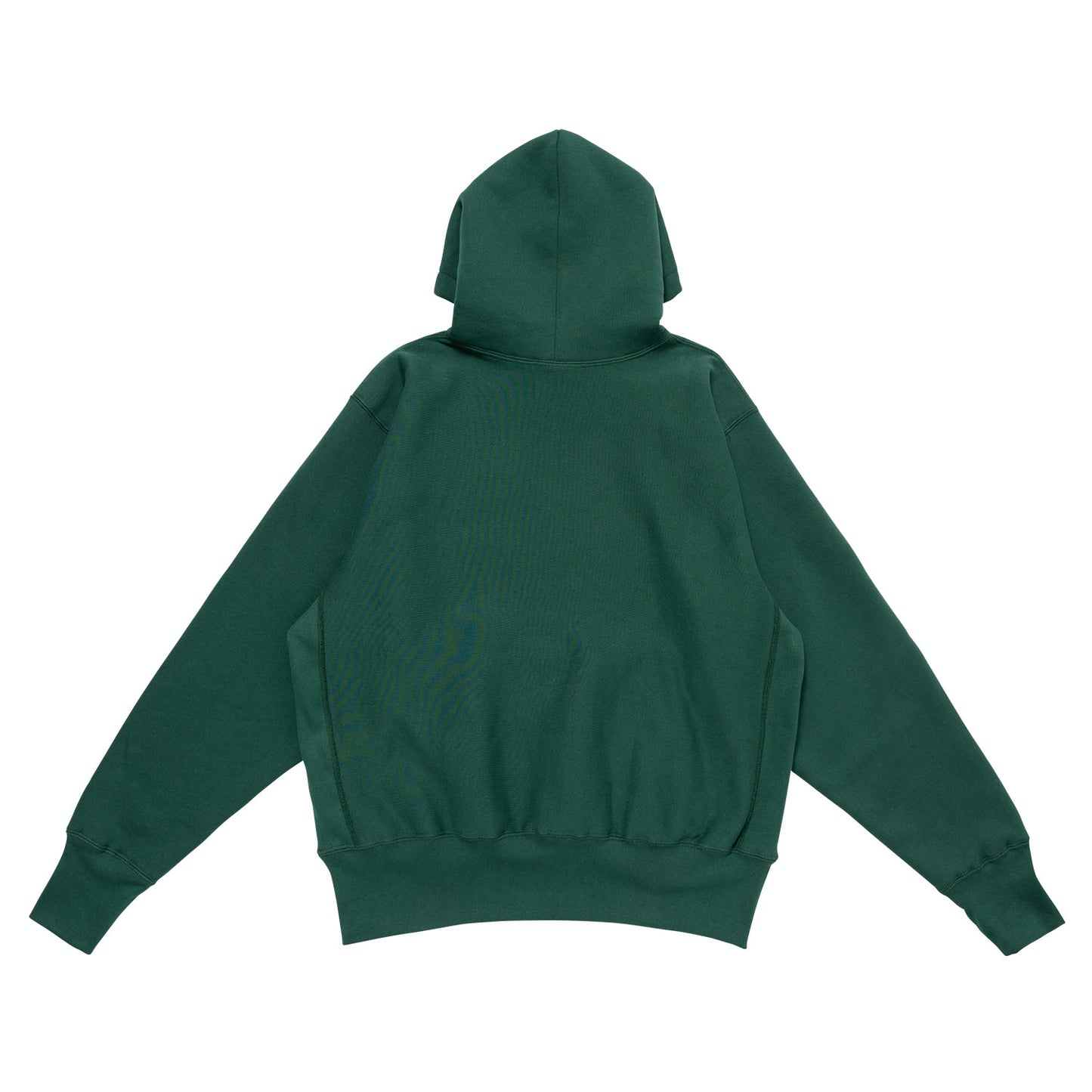 LQQKSTUDIO|SIGNATURE SNAP FLEECE HOODIE|FOREST GREEN