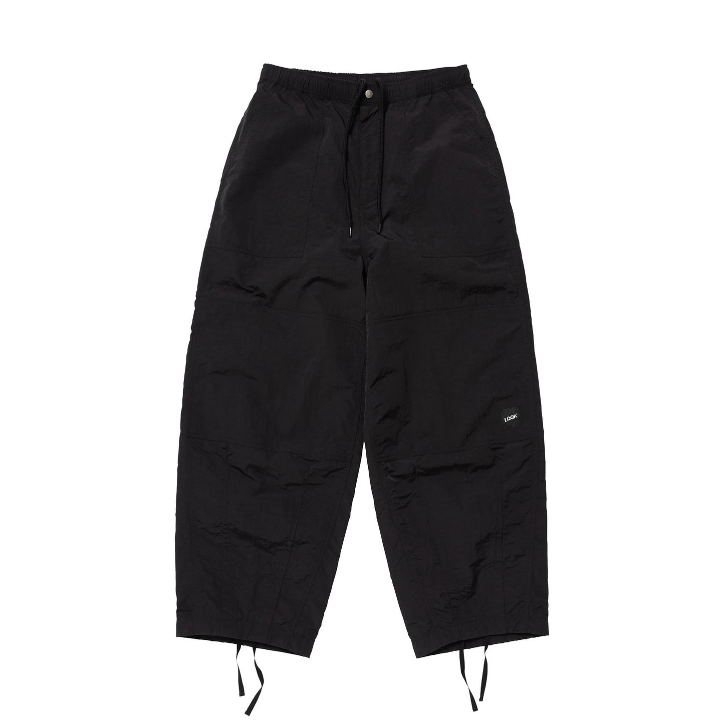 LQQKSTUDIO|BUGGY PANTS|BLACK