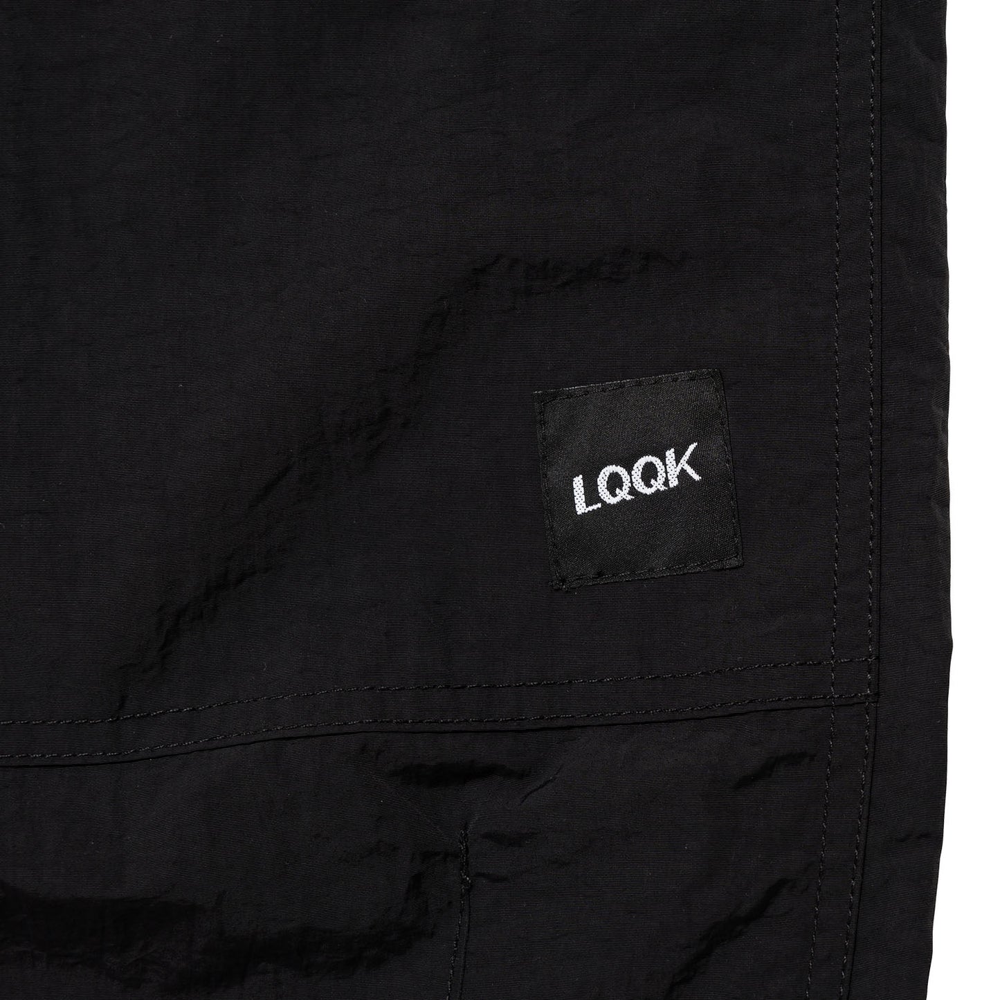LQQKSTUDIO|BUGGY PANTS|BLACK