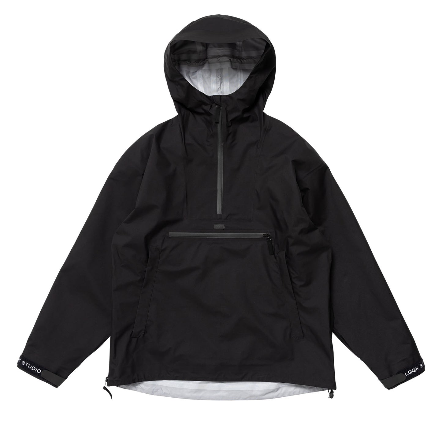 LQQKSTUDIO|NYLON PULLOVER JACKET|BLACK