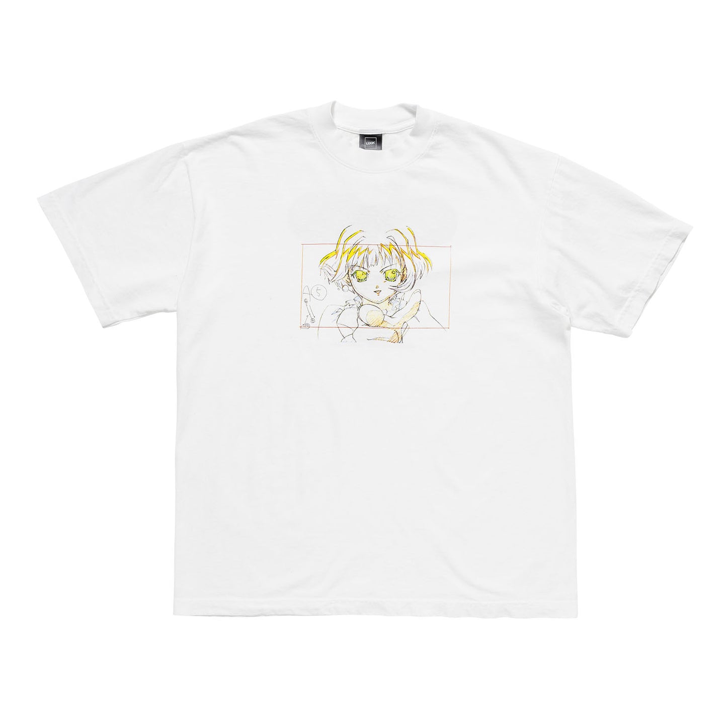 LQQKSTUDIO|MOTION GRAPHICS HARMONY CEL MIX S/S #1|WHITE