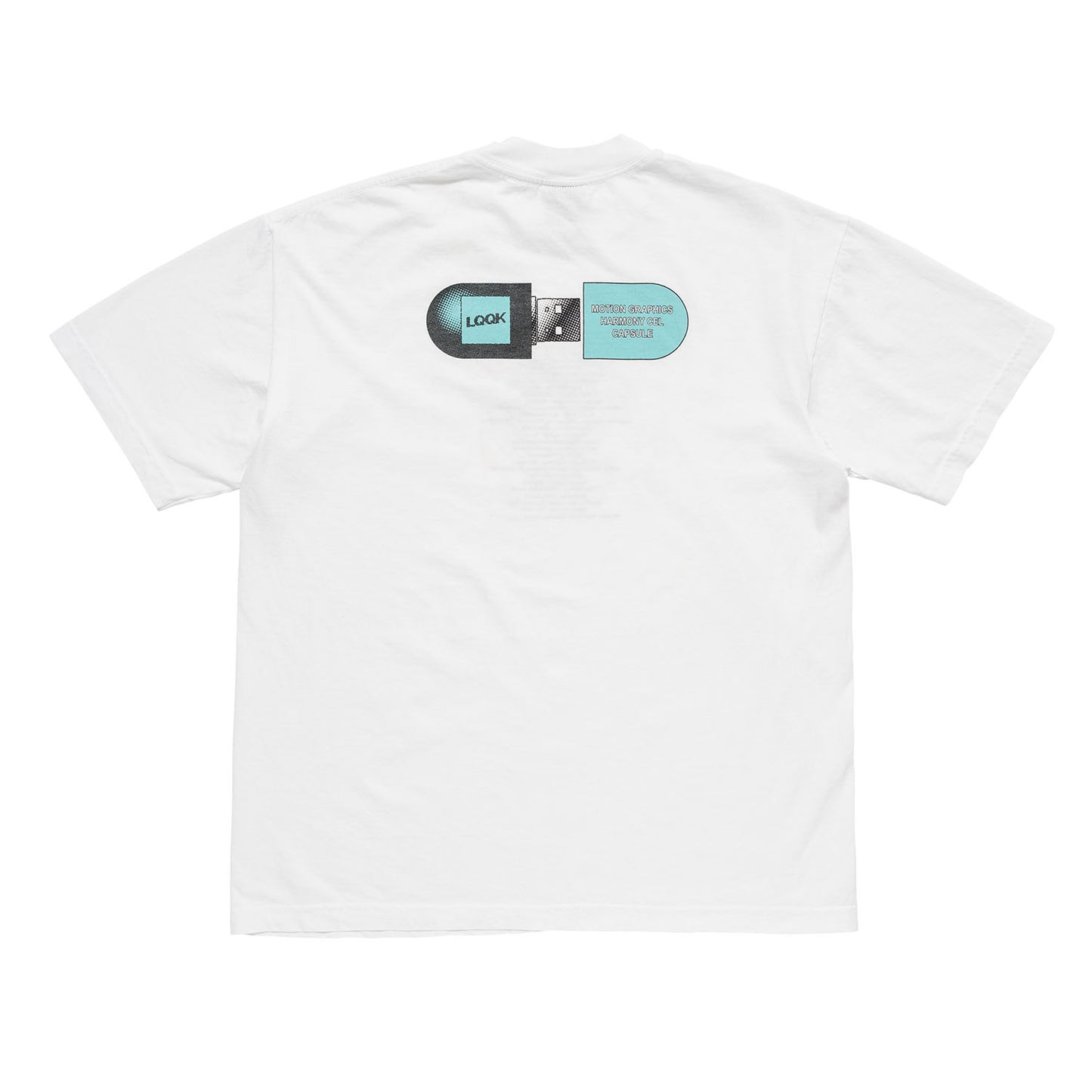 LQQKSTUDIO|MOTION GRAPHICS HARMONY CEL MIX S/S #1|WHITE