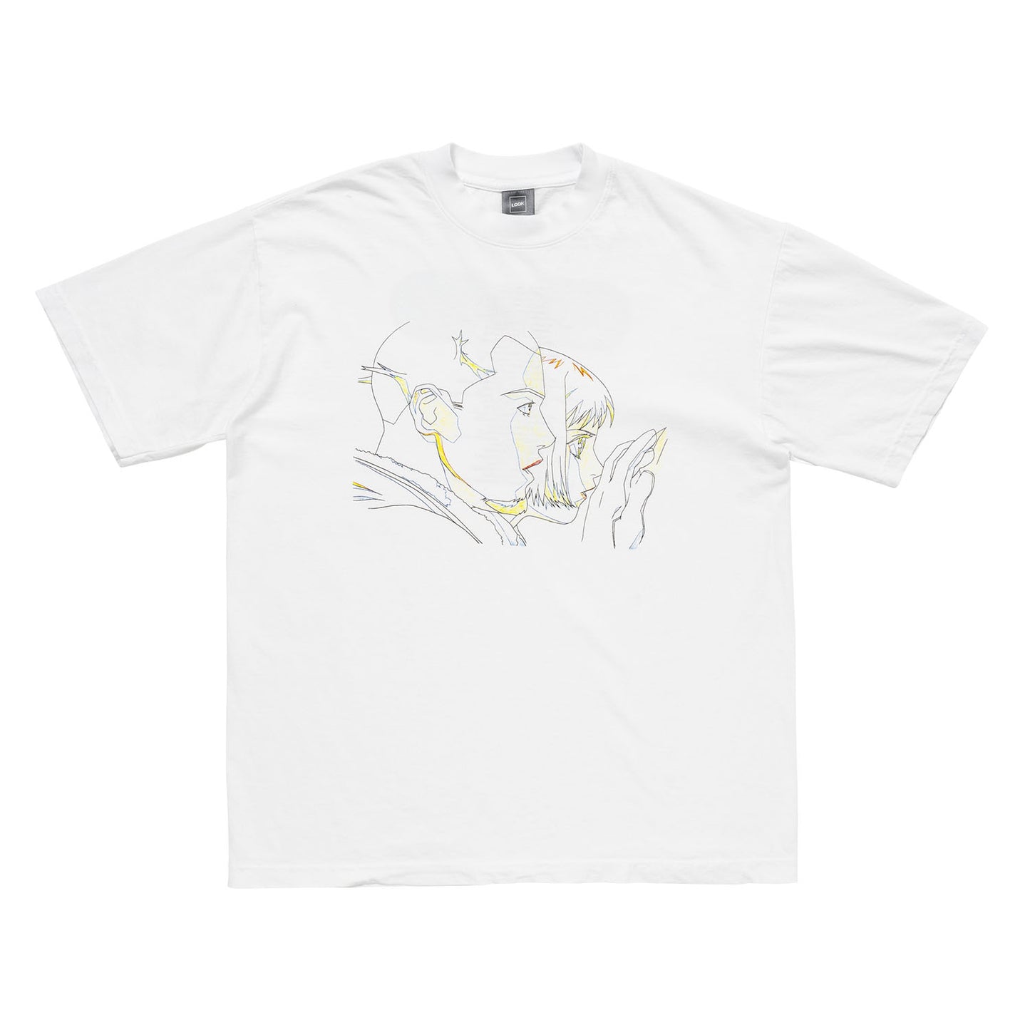 LQQKSTUDIO|MOTION GRAPHICS HARMONY CEL MIX S/S #2|WHITE
