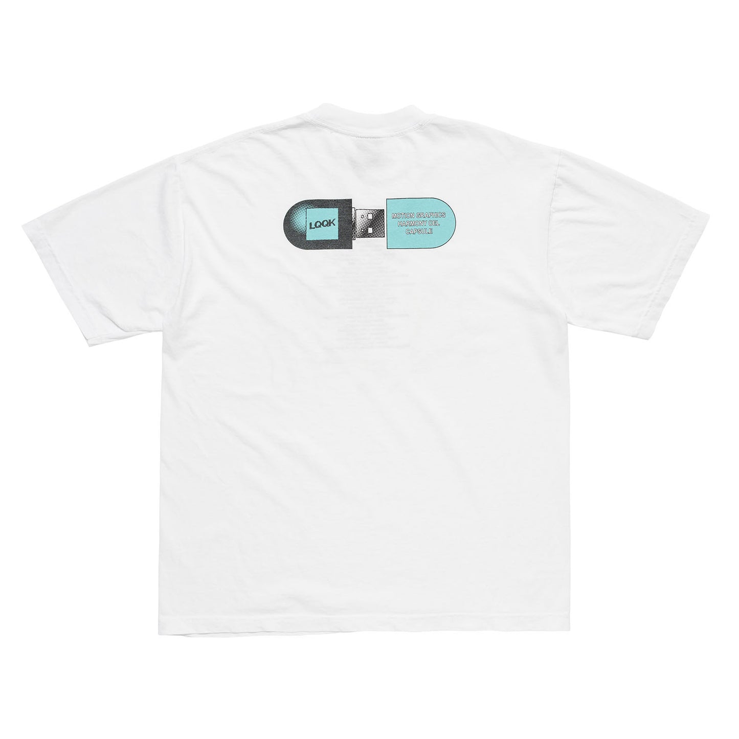 LQQKSTUDIO|MOTION GRAPHICS HARMONY CEL MIX S/S #2|WHITE