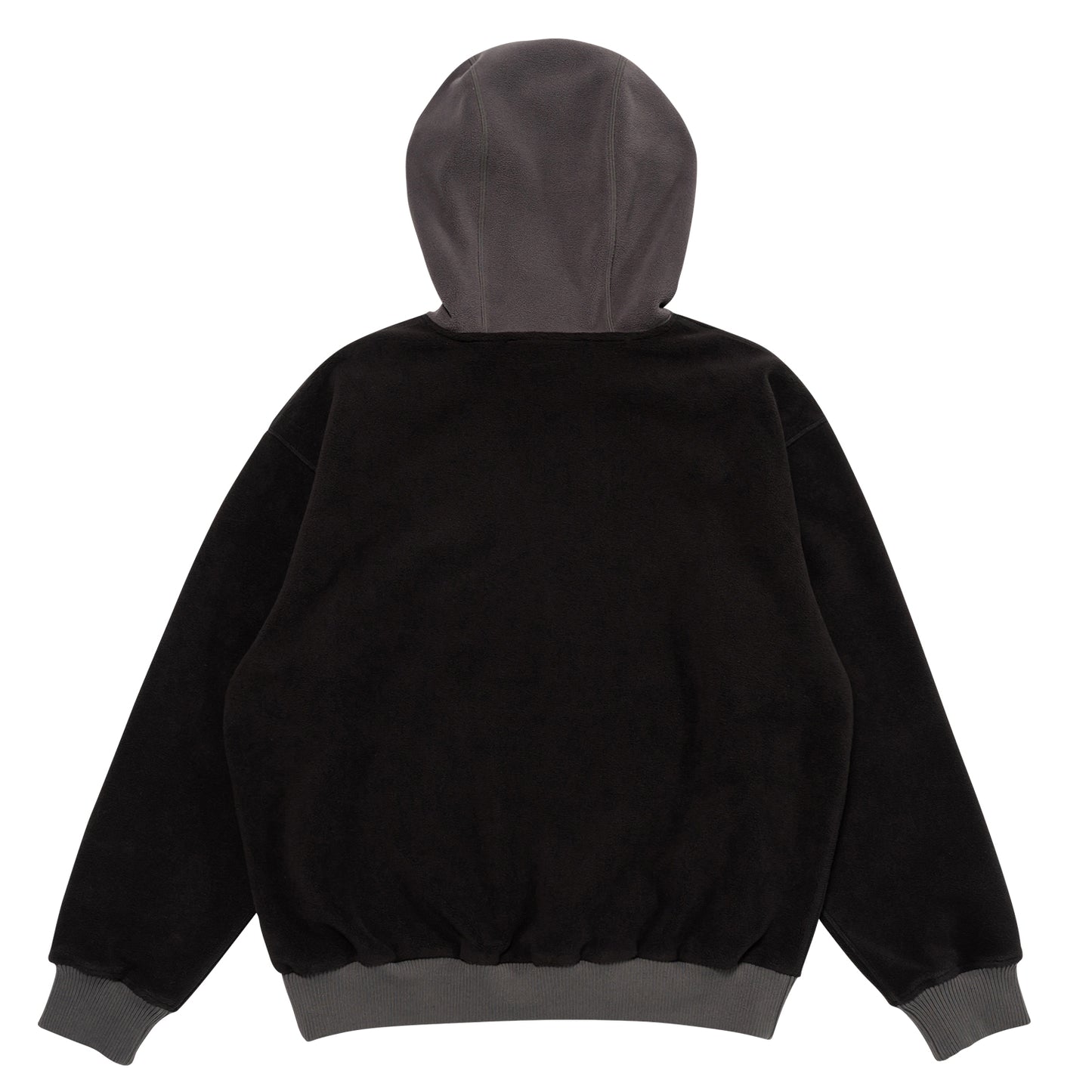 LQQKSTUDIO|FLEECE HOODIE|BLACK