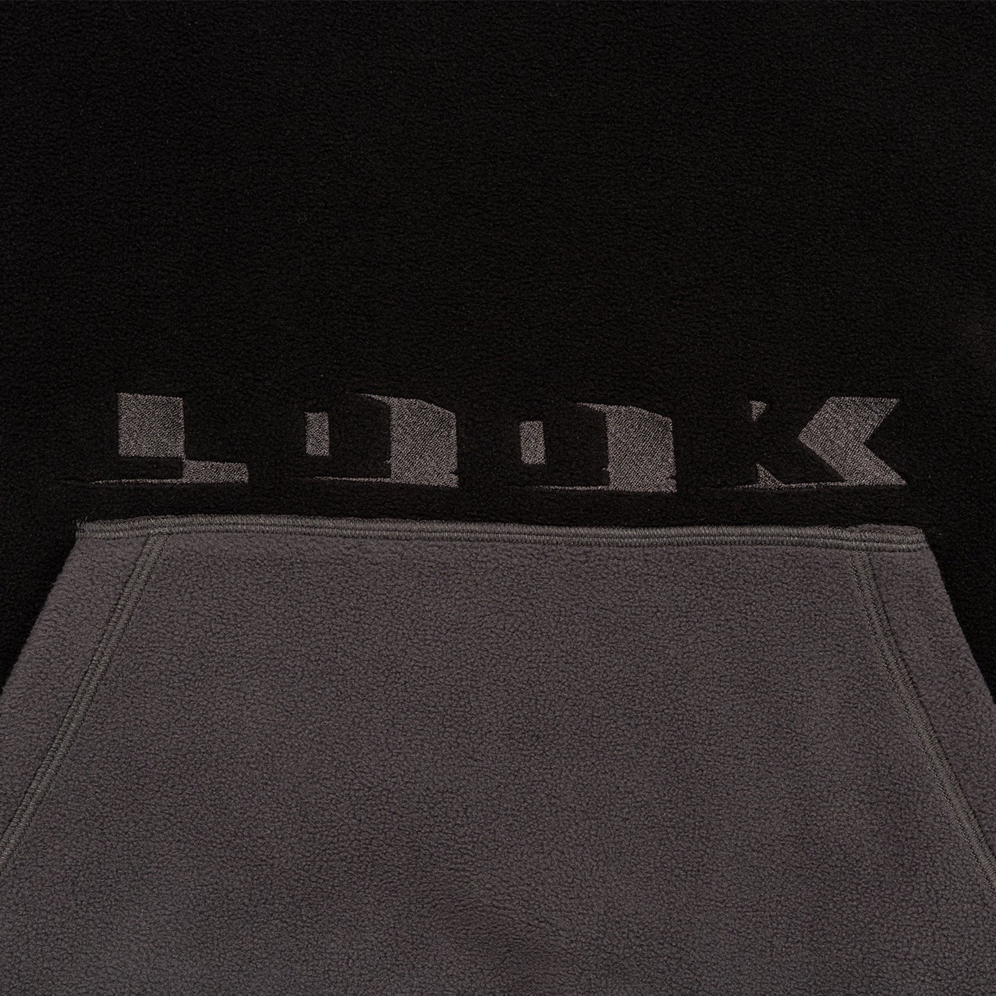 LQQKSTUDIO|FLEECE HOODIE|BLACK