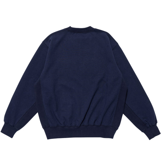 LQQKSTUDIO|BUS SEAT SWEAT CREWNECK|BLUE