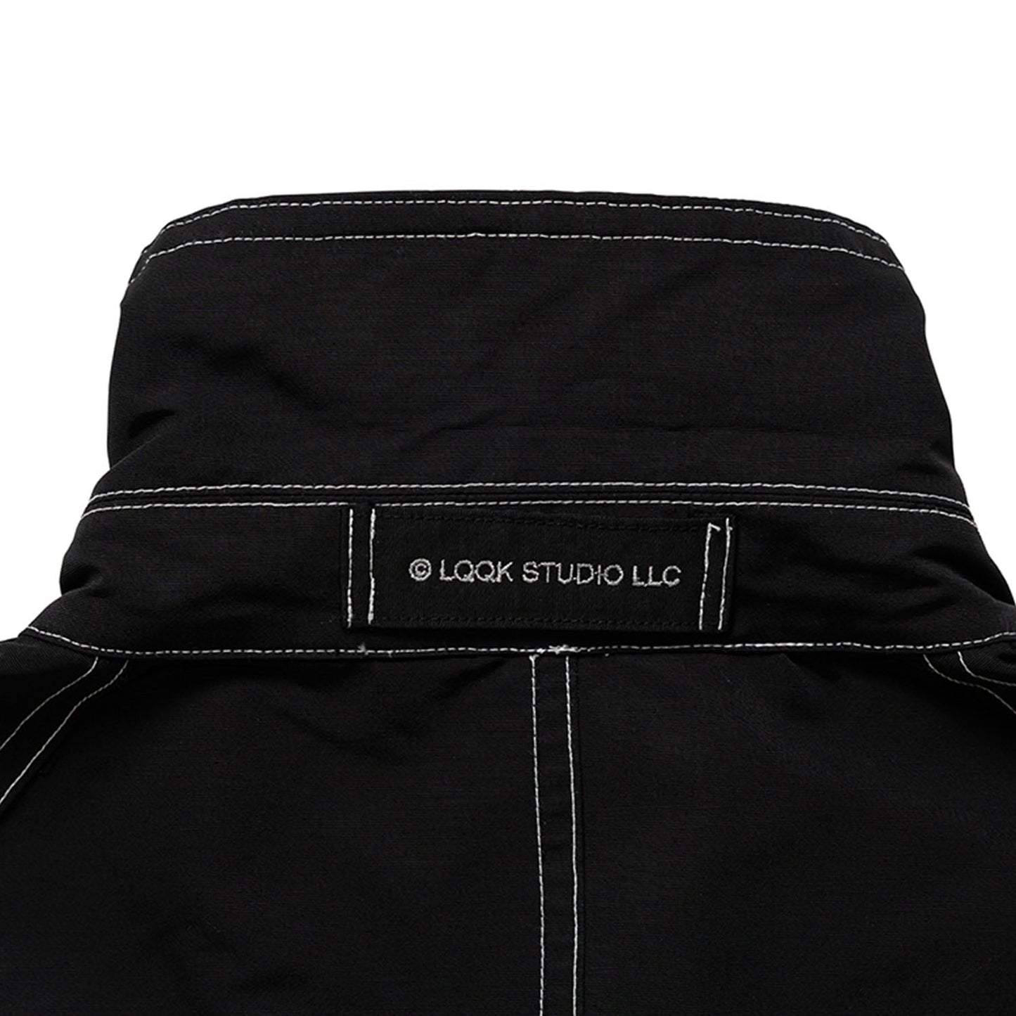 LQQK STUDIO|CORDURA LONG FIELD COAT|BLACK