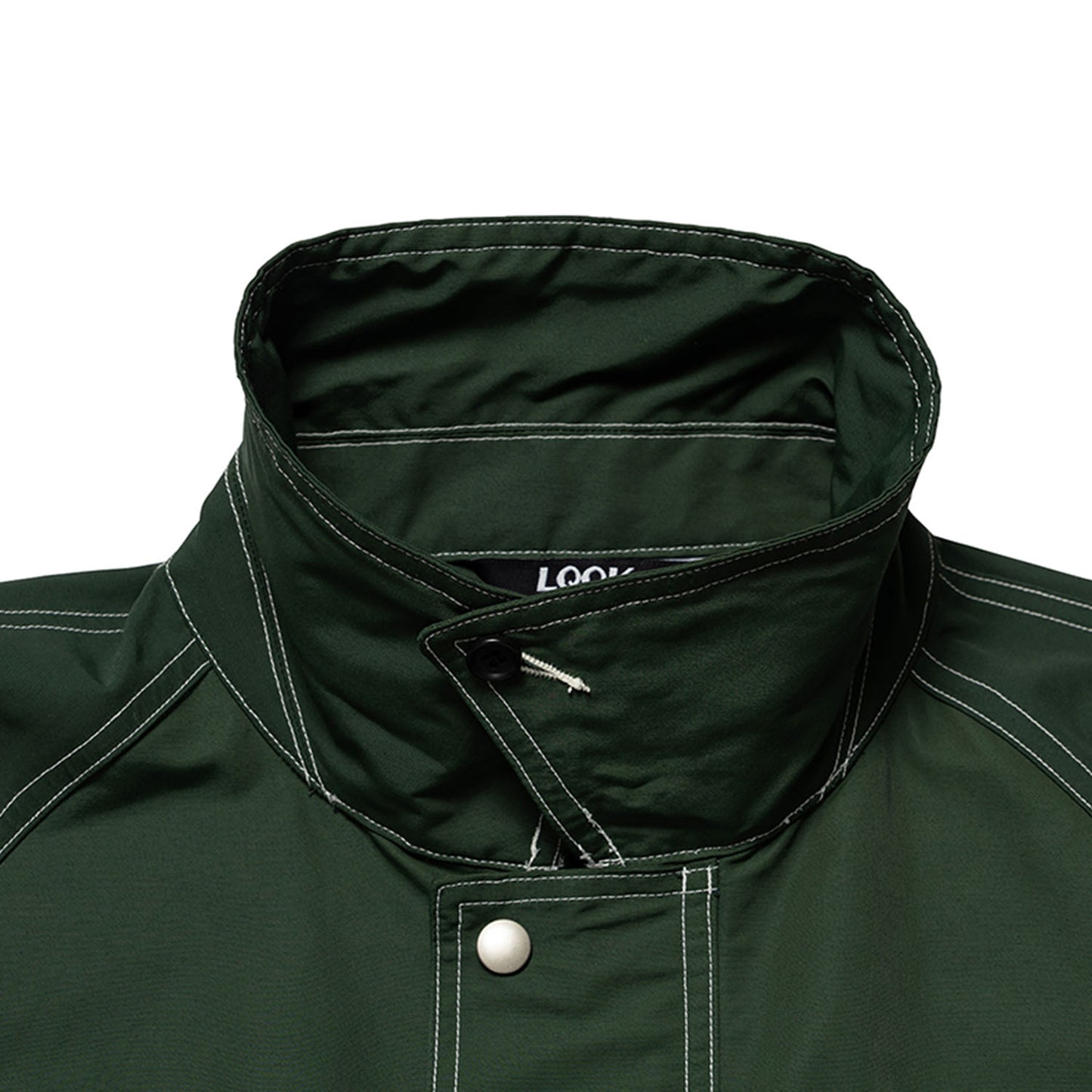 LQQK STUDIO|CORDURA LONG FIELD COAT|FOREST GREEN