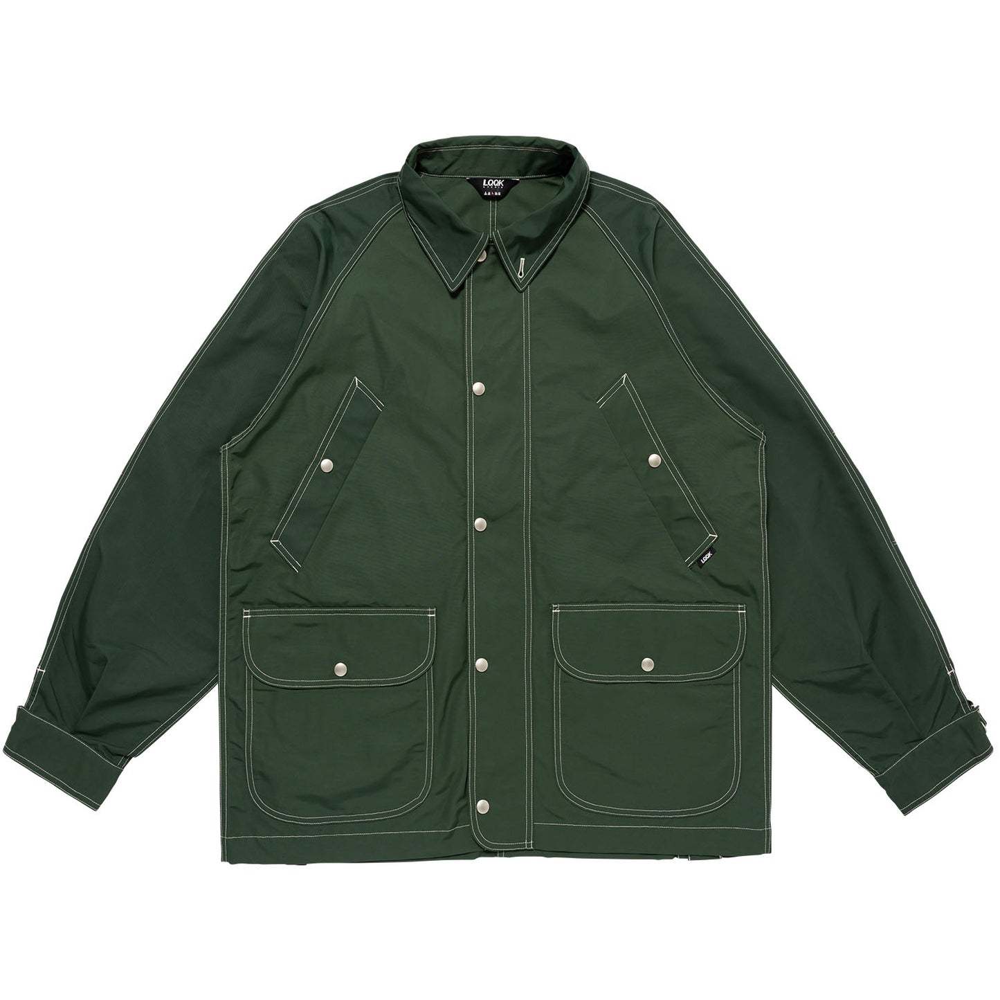LQQK STUDIO|CORDURA LONG FIELD COAT|FOREST GREEN