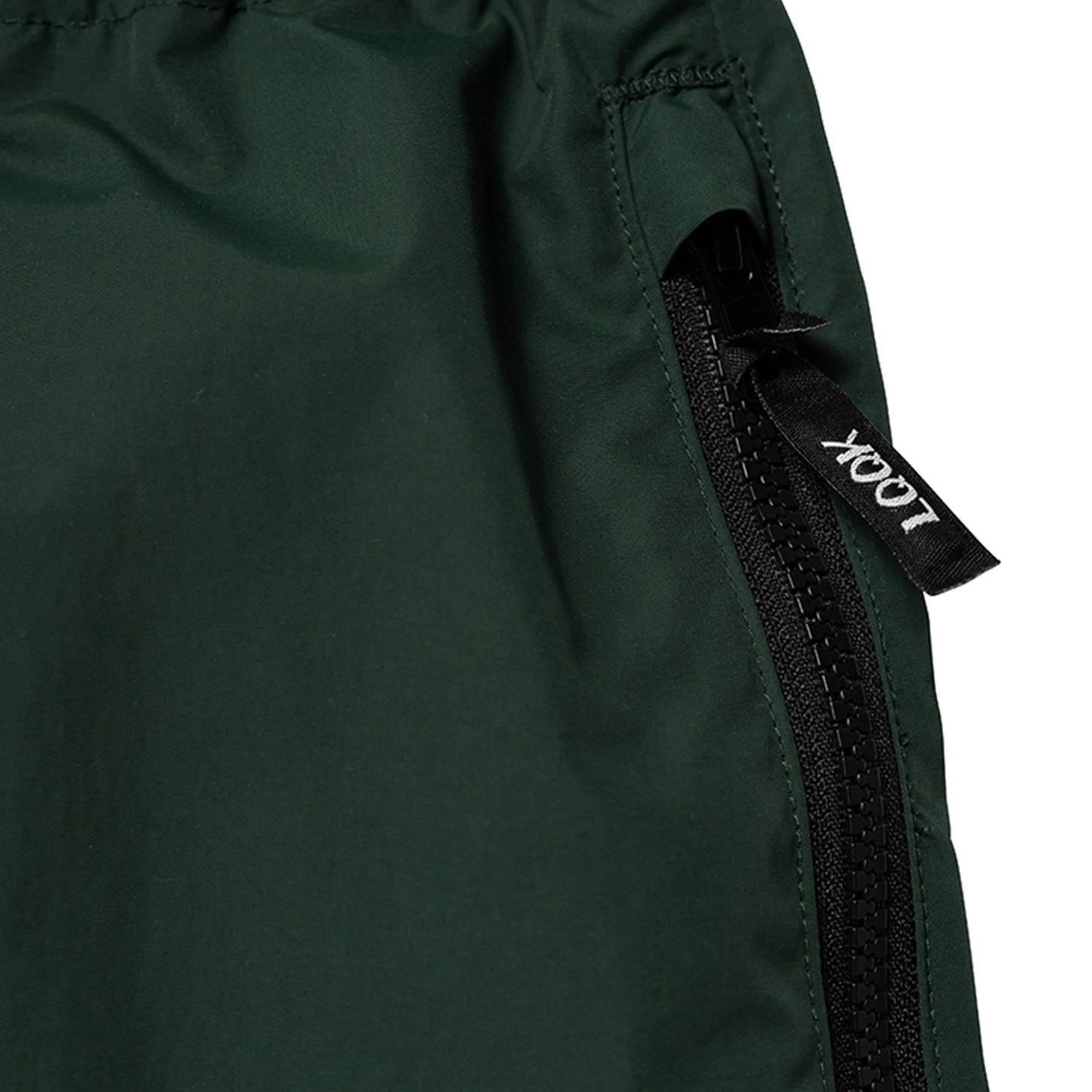 LQQK STUDIO|NYLON TRACK PANTS|GREEN